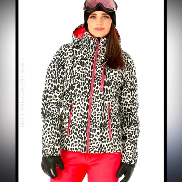 Obermeyer 2025 leighton jacket puffer animal print fall casual coat boho outdoor - Picture 1 of 4